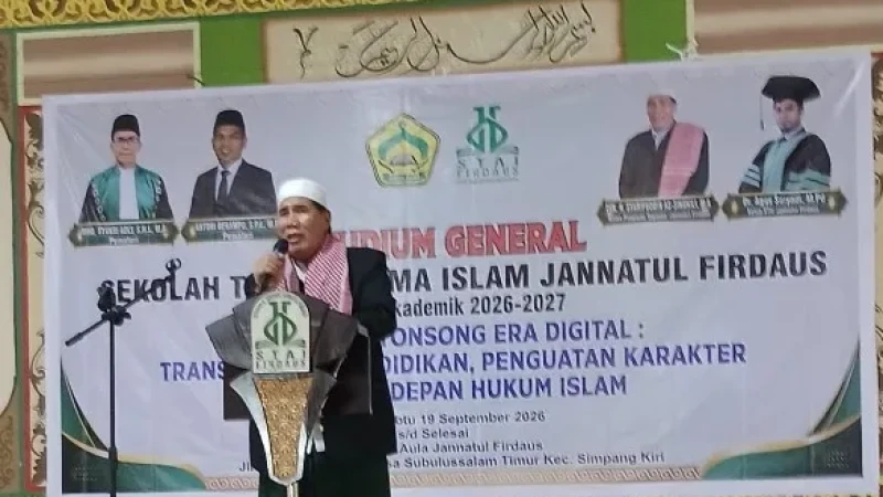 Tgk. H. Syarifuddin, M.A | Beri Arahan dan Peusejuk kepada Mahasiswa STAI Jannatul Firdaus